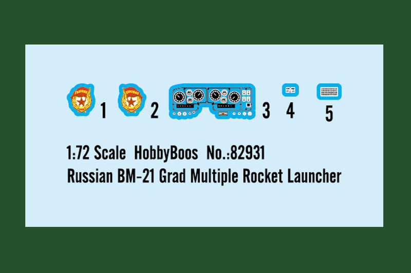 BM-21 GRAD MULTIPLE ROCKET LAUNCHER