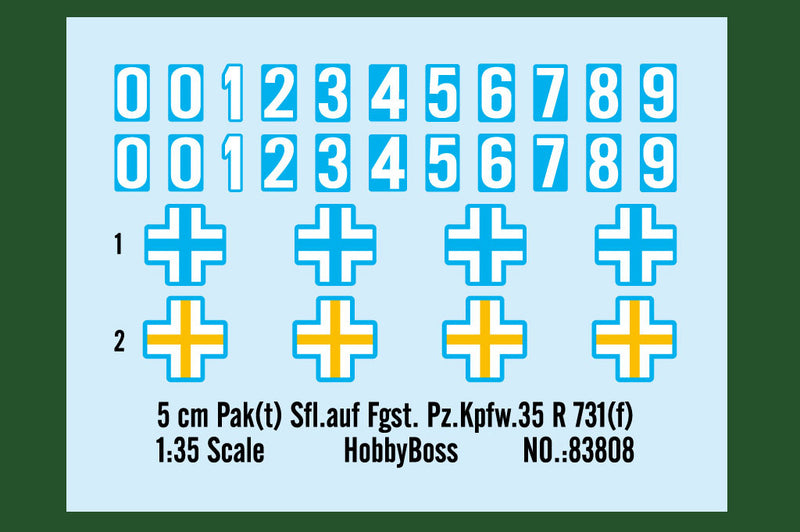 5CM PAK(T) SFL.FGST PZ.KPFW.35 R 731(F)