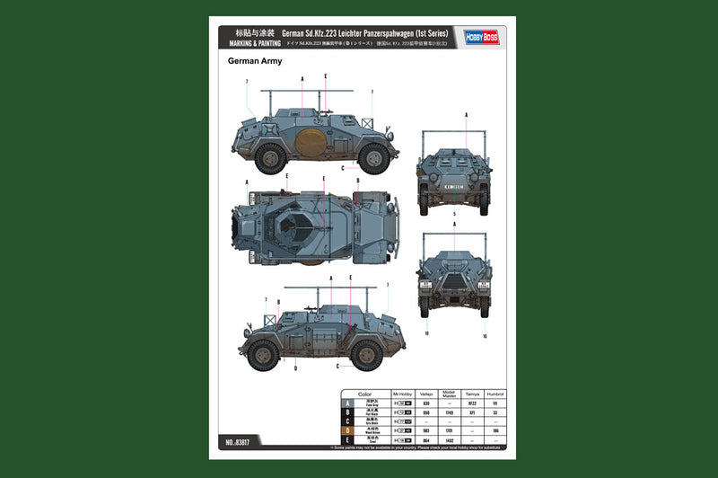 SD.KFZ.223 LEICHTER PANZERSPAHWAGEN -1ST
