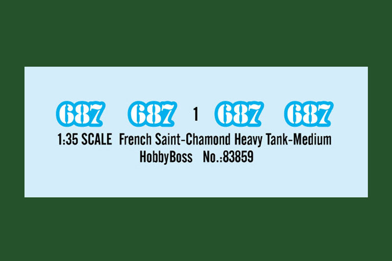 FRENCH SAINT-CHAMONDHEAVY TANK - MEDIUM