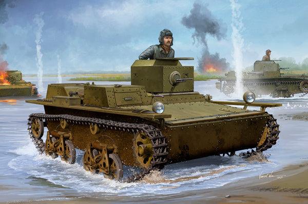 SOVIET T-38 AMPHIBIOUS LIGHT TANK