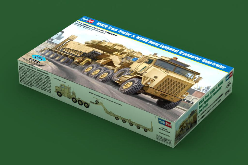 HOBBY BOSS M1070トラックトラクター & M1000重機輸送セミト HobbyBoss M1070 & M1000 Heavy Equipment Transporter – Full