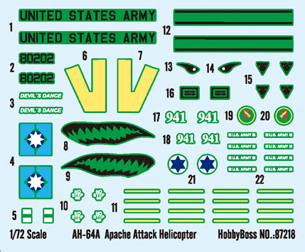 AH-64A APACHE ATTACKHELICOPTER