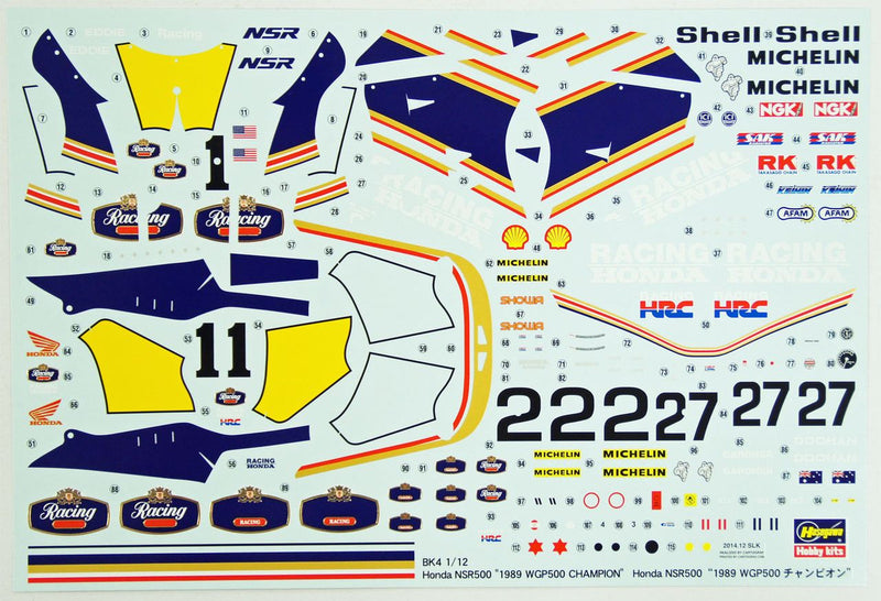 HONDA NSR500 "1989 WGP500 CHAMPION"
