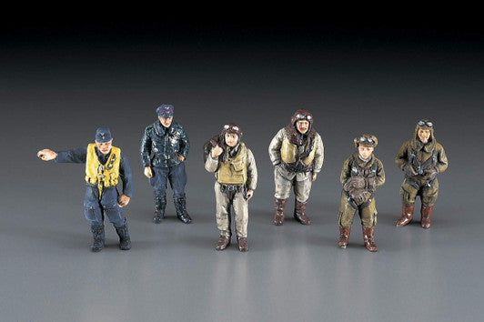 W.W.II PILOT FIGURE SET (JAPANESE, GERMAN, U.S./BRITISH PILOT FIGURES)