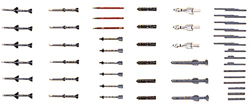 AIRCRAFT WEAPONS V : U.S. MISSILES AND LAUNCHER SET