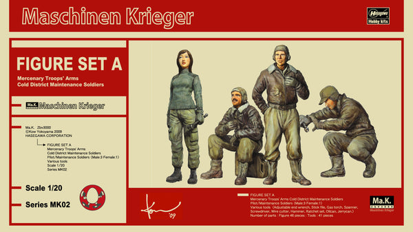Ma.K. FIGURE SET A (Mercenary Troops' Arms Cold District Maintenance Soldiers)