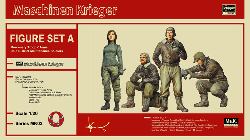 Ma.K. FIGURE SET A (Mercenary Troops' Arms Cold District Maintenance Soldiers)
