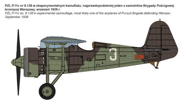 1/32 IBG PZL P.11c Polish Fighter Rare Birds