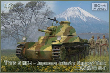 1/72 â€“ Type 2 Ho-I Japanese Infantry Support Tank