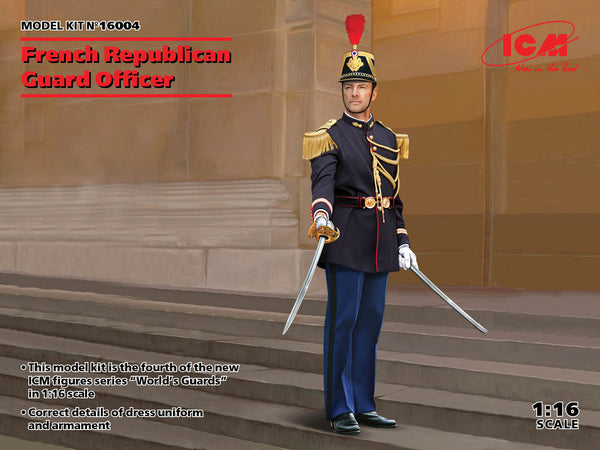 ICM16004 - 1/16 ICM French Republican Guard Officer