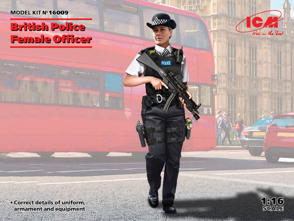 ICM16009 - 1/16 ICM British Police Female Officer