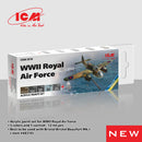 ICM Paint Set for WWII Royal Air Force