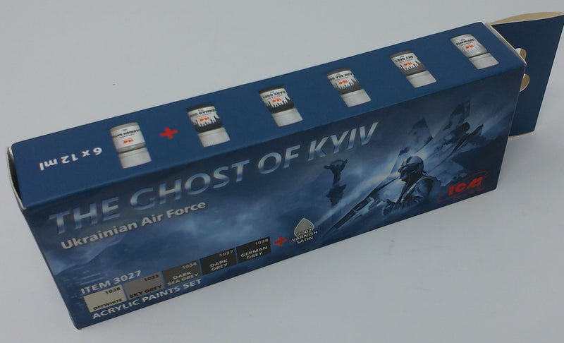 ICM3027 - ICM Models - Acrylic paint set for The Ghost of Kyiv