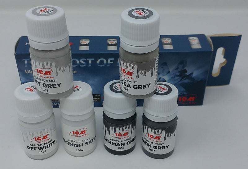 ICM3027 - ICM Models - Acrylic paint set for The Ghost of Kyiv