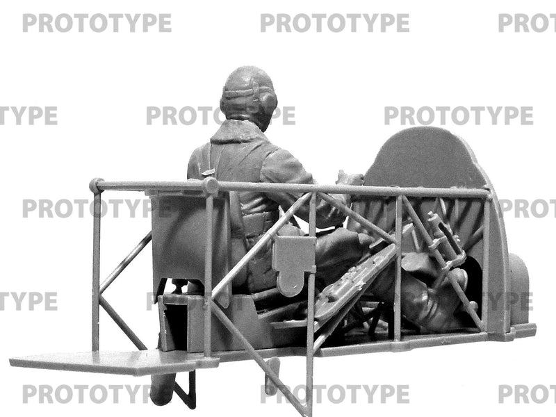 ICM32111 - 1/32 ICM WWII Axis Pilots in the cockpit (German, Italian, Japanese) (100% new molds)