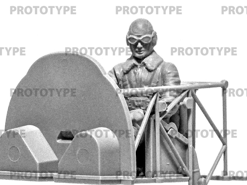 ICM32111 - 1/32 ICM WWII Axis Pilots in the cockpit (German, Italian, Japanese) (100% new molds)