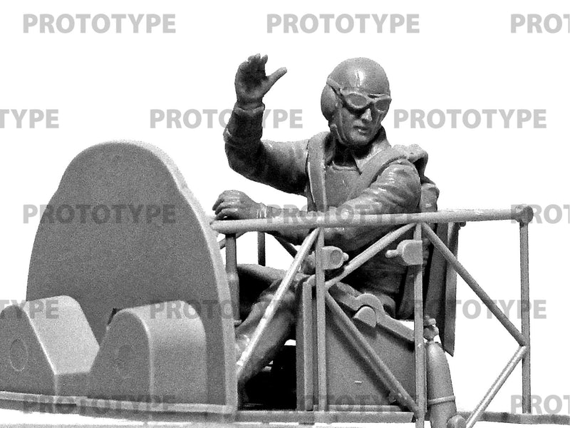ICM32111 - 1/32 ICM WWII Axis Pilots in the cockpit (German, Italian, Japanese) (100% new molds)