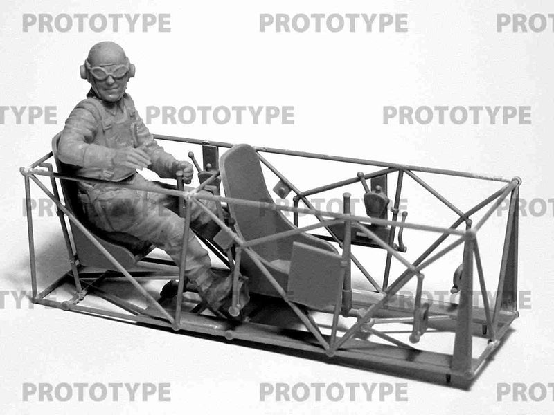 ICM32112 - 1/32 ICM WWII Allies Pilots in the cockpit (British, American, Soviet) (100% new molds)