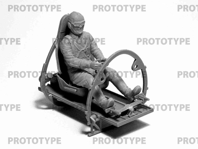 ICM32112 - 1/32 ICM WWII Allies Pilots in the cockpit (British, American, Soviet) (100% new molds)