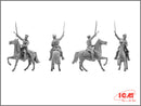 ICM35012 - 1/35 ICM Prussian Line Infantry (1870-1871) (4 figures - officer on horse, 3 soldiers)