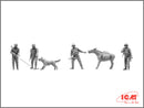 ICM35031 - 1/35 ICM Soviet Sappers (1979-1988) (4 figures - 3 soldiers, 1 sapper, donkey figure, dog figure)