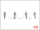 ICM35031 - 1/35 ICM Soviet Sappers (1979-1988) (4 figures - 3 soldiers, 1 sapper, donkey figure, dog figure)