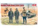 ICM35181 - 1/35 ICM Soviet Tank Crew (1939-1942)    (3 figures - 1 officer, 2 tankmen)