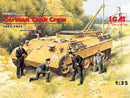 ICM35211 - 1/35 ICM German Tank Crew (1943-1945) (4 figures - 1 officer, 1 unterofficer, 2 soldiers)