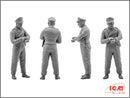 ICM35211 - 1/35 ICM German Tank Crew (1943-1945) (4 figures - 1 officer, 1 unterofficer, 2 soldiers)