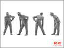 ICM35211 - 1/35 ICM German Tank Crew (1943-1945) (4 figures - 1 officer, 1 unterofficer, 2 soldiers)