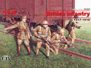ICM35301 - 1/35 ICM British Infantry (1917-1918) (4 figures - 1 officer, 3 soldiers)