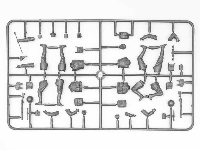 ICM35301 - 1/35 ICM British Infantry (1917-1918) (4 figures - 1 officer, 3 soldiers)