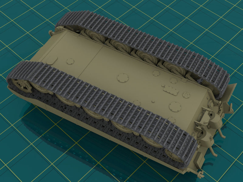ICM35363 - 1/35 ICM Pz.Kpfw.VI Ausf.B King Tiger with Henschel Turret (late production), WWII German Heavy Tank