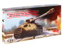 ICM35364 - 1/35 ICM Pz.Kpfw.VI Ausf.B King Tiger (late production) with full interior, WWII German Heavy Tank