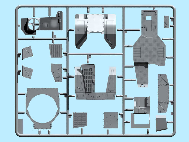 ICM35373 - 1/35 ICM Panhard 178 AMD-35, WWII French Armoured Vehicle