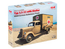 ICM35402 - 1/35 ICM Typ 2,5-32 with Shelter, WWII German Ambulance Truck