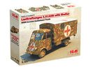 ICM35417 - 1/35 ICM Lastkraftwagen 3,5 t AHN with Shelter, WWII German Ambulance Truck