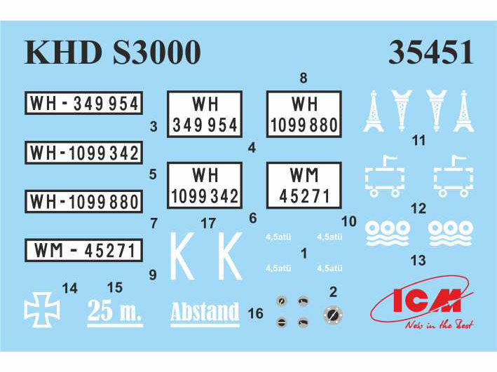 ICM35451 - 1/35 ICM KHD S3000, WWII German Army Truck