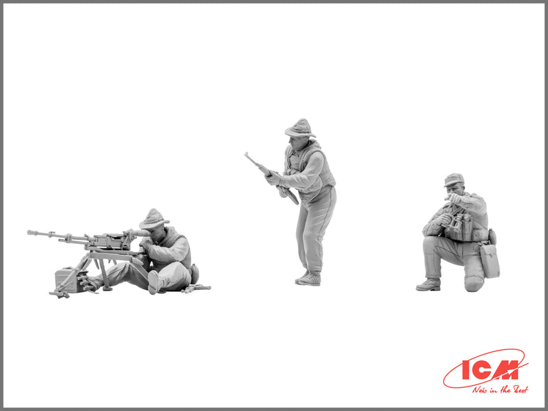 ICM35501 - 1/35 ICM Soviet Special Troops (1979-1988) (3 figures - 1 officer, 2 soldiers)