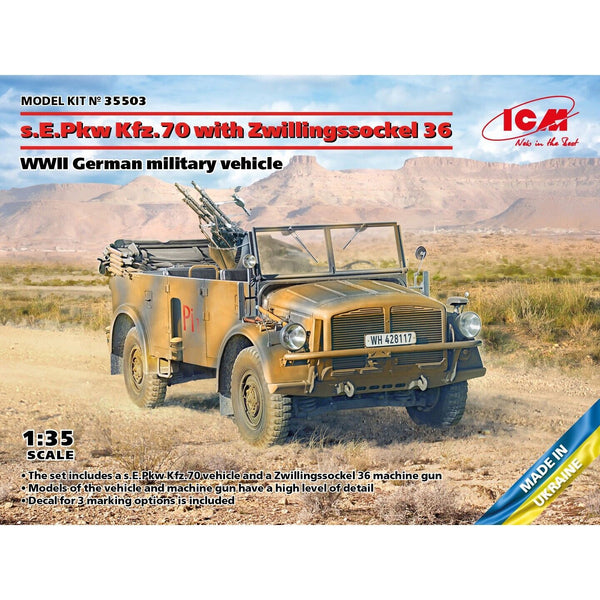 s.E.Pkw Kfz.70 with Zwillingssockel 36