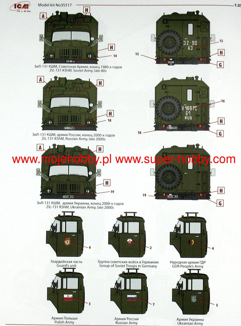 ICM35524 - 1/35 ICM ZiL-131 KShM with Soviet Drivers