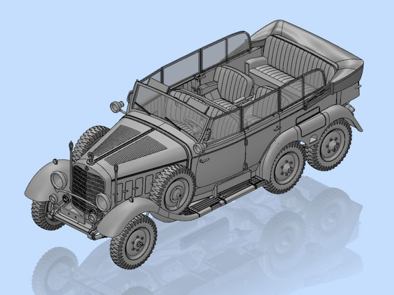 ICM35531 - 1/35 ICM G4 (1939 production), German Car with Passengers (4 figures)