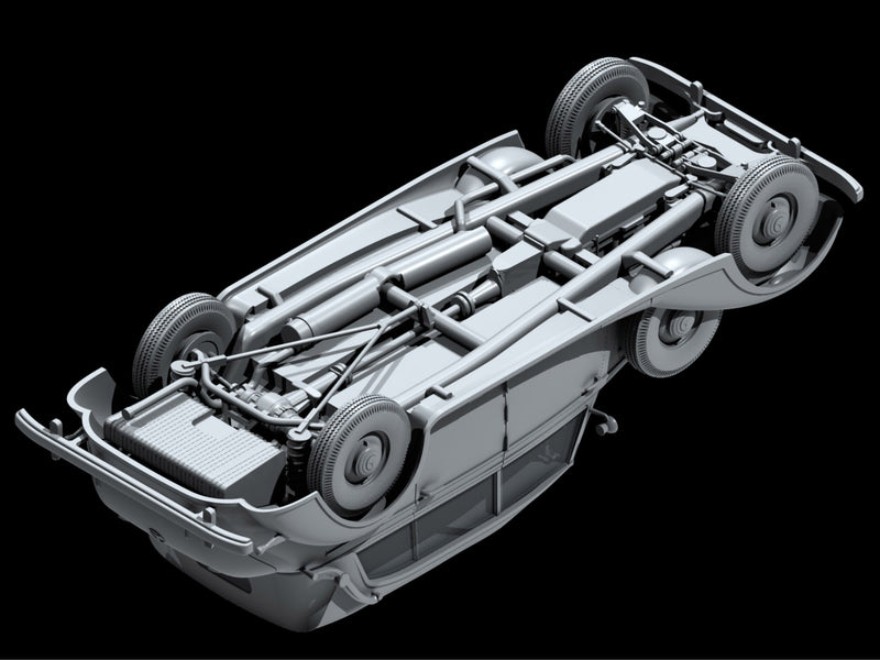 ICM35534 - 1/35 ICM Typ 770K Tourenwagen Soft Top, WWII German Leaders' Car