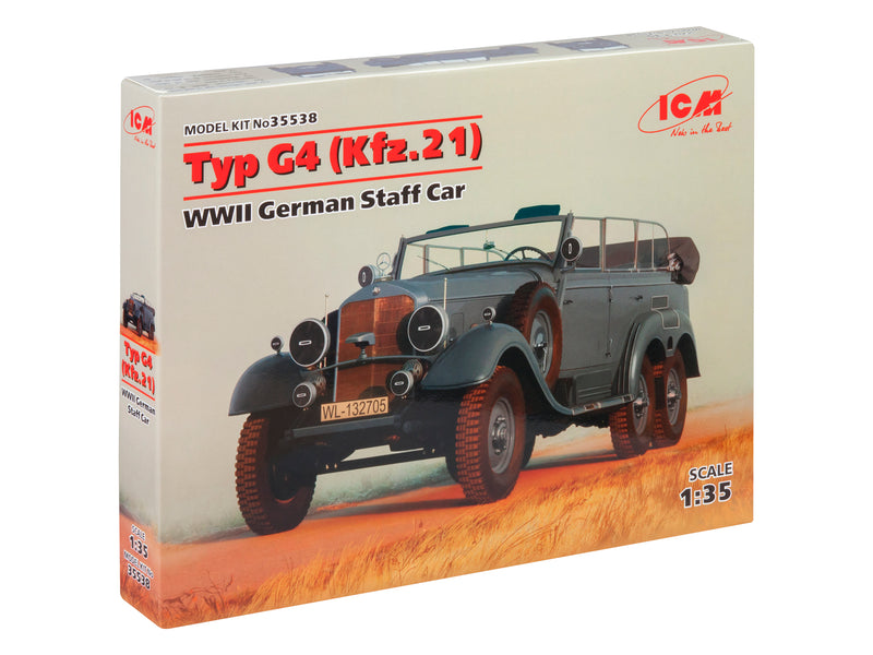 ICM35538 - 1/35 ICM Typ G4 (Kfz.21), WWII German Staff Car