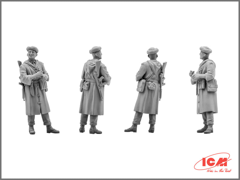 ICM35565 - 1/35 ICM Moroccan Goumier Rifles (1943) (4 figures)