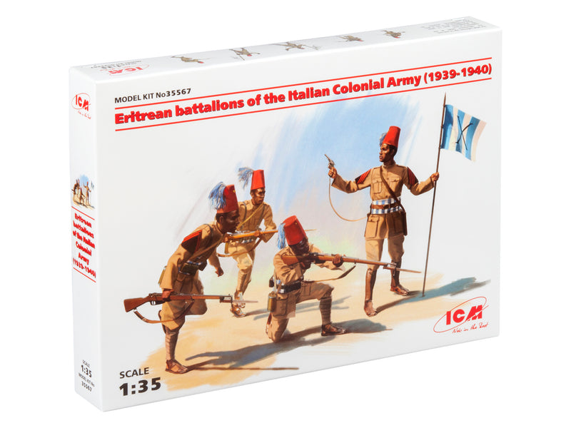 ICM35567 - 1/35 ICM Eritrean battalions of the Italian ?olonial Army (1939-1940) (4 figures)