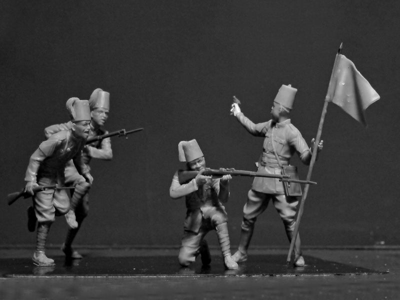 ICM35567 - 1/35 ICM Eritrean battalions of the Italian ?olonial Army (1939-1940) (4 figures)