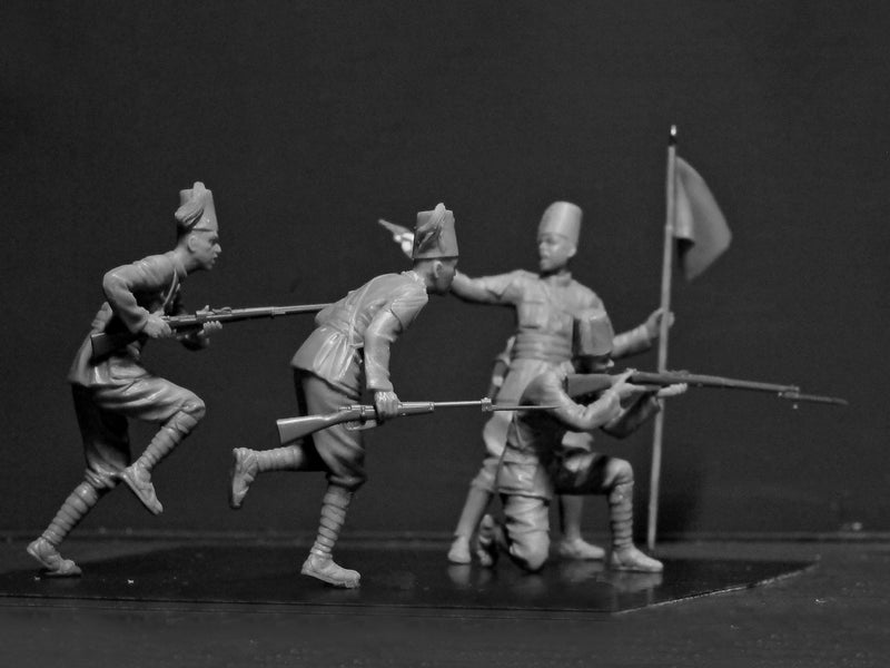 ICM35567 - 1/35 ICM Eritrean battalions of the Italian ?olonial Army (1939-1940) (4 figures)