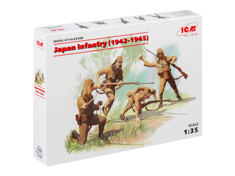 ICM35568 - 1/35 ICM Japan Infantry (1942-1945) (4 figures)